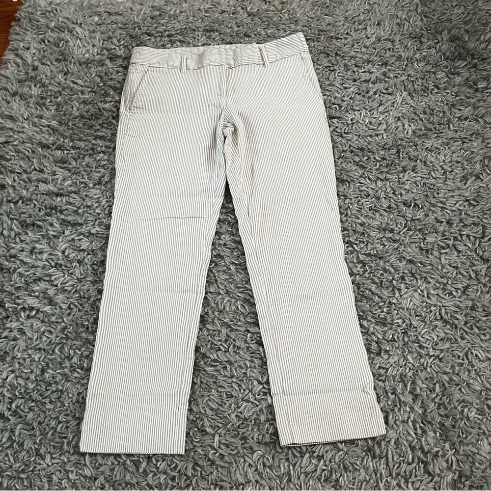 Dalia tam and white trouser pants size 6